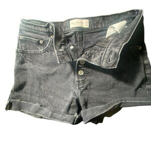 Abercrombie & Fitch Charcoal Jean Shorts